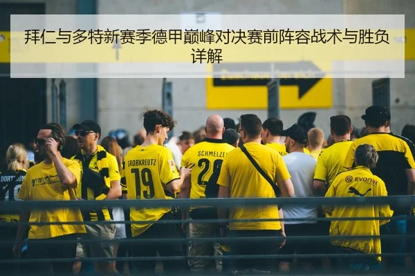 拜仁与多特新赛季德甲巅峰对决赛前阵容战术与胜负详解